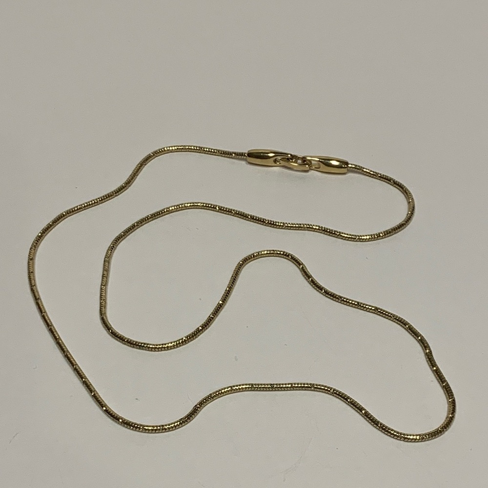 Monet Gold Chain Necklace 23” long NEW
